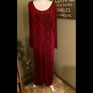 Beautiful Red Coldwater Creek Dress